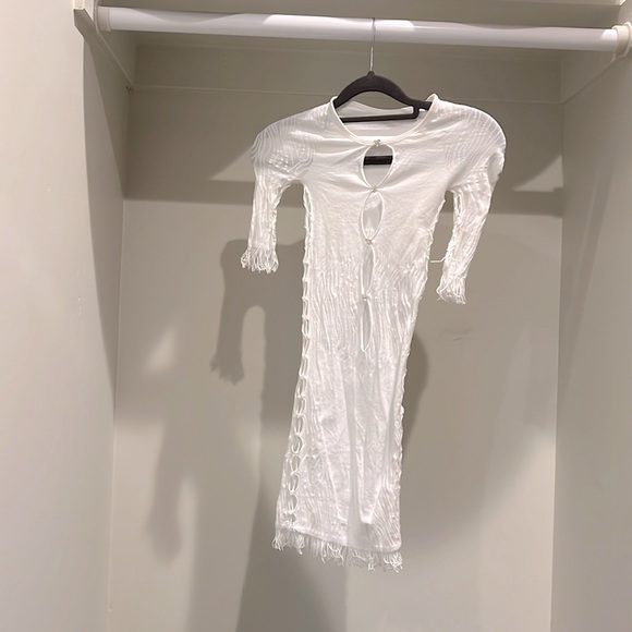 Poster Girl Womens White Miranda Dress - Picture 1 of 3